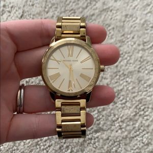 Gold Michael Kors watch